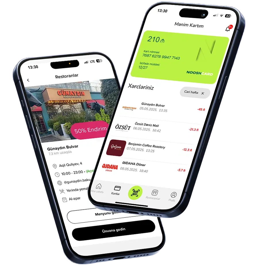 NooshCard mobil tətbiqi